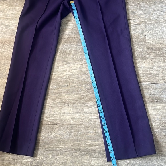 Men’s Ernest W. Baker Purple Trouser Pants Size Small / 46 - Picture 7 of 8